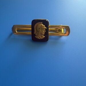 Gold and Black Men's tie clip